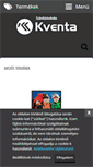 Mobile Screenshot of kventa.hu